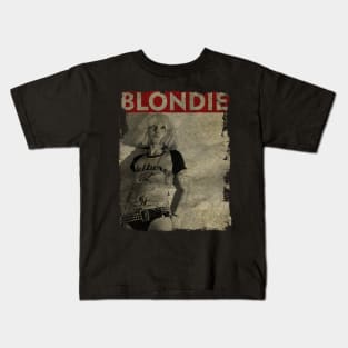 TEXTURE ART-Blondie - RETRO STYLE 4 Kids T-Shirt